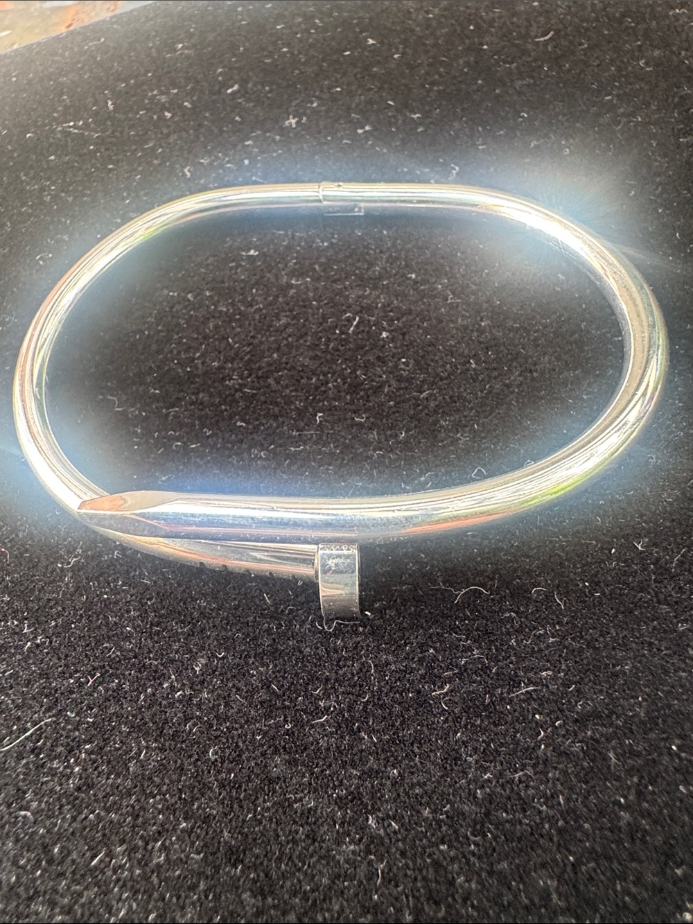 Bracelet Classic  Hinged nail Bangle Bracelet -